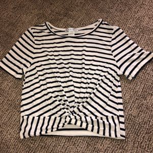 Striped Crop Top